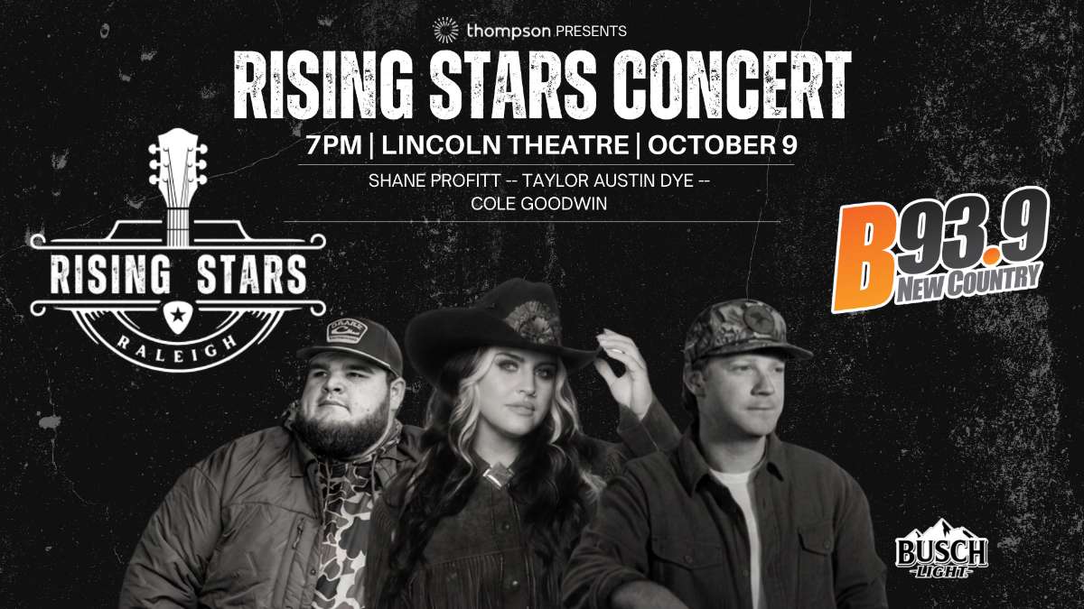 B93.9’s Rising Stars:   Shane Profitt/Taylor Austin Dye/Cole Goodwin
